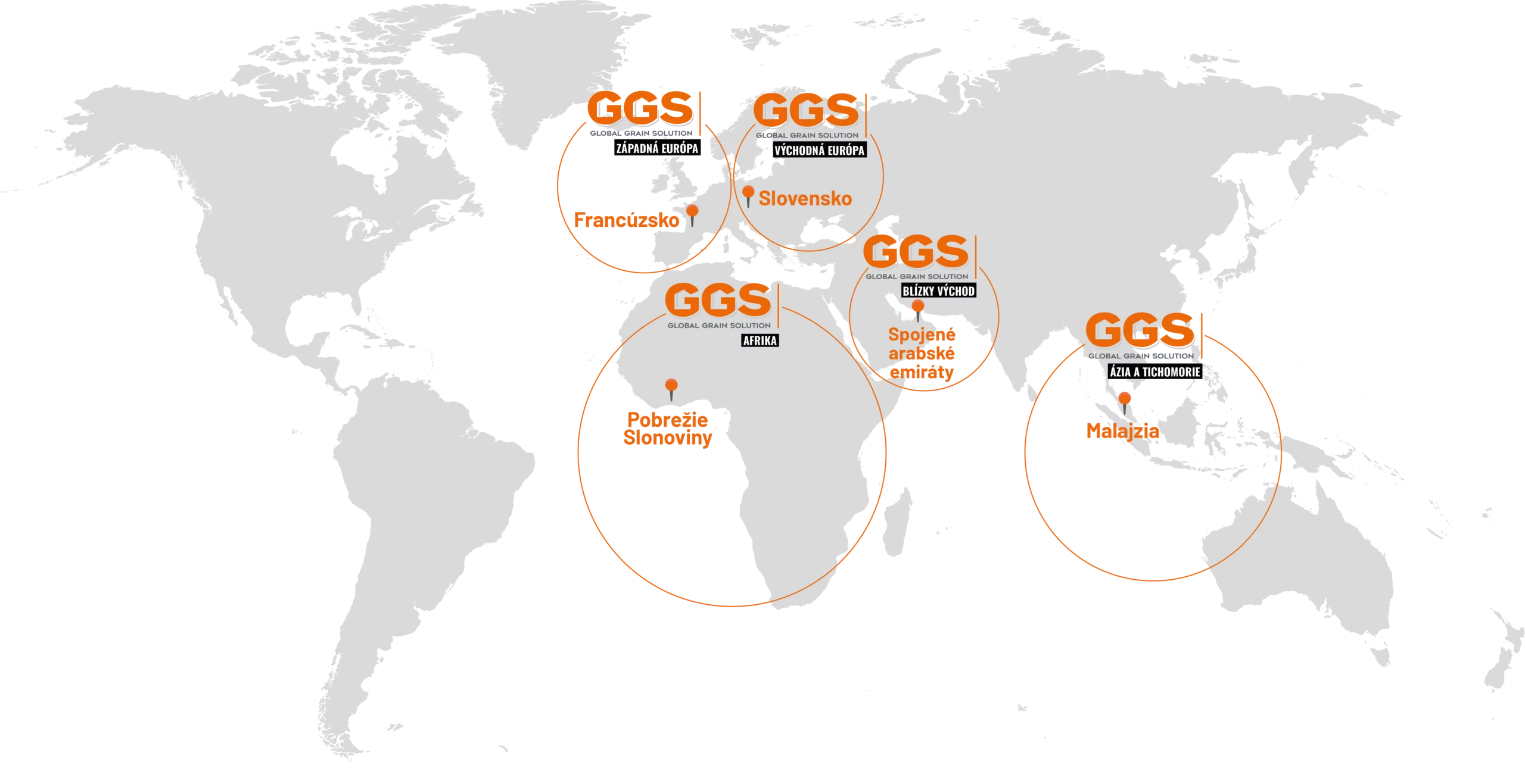 Carte GGS filiales SK