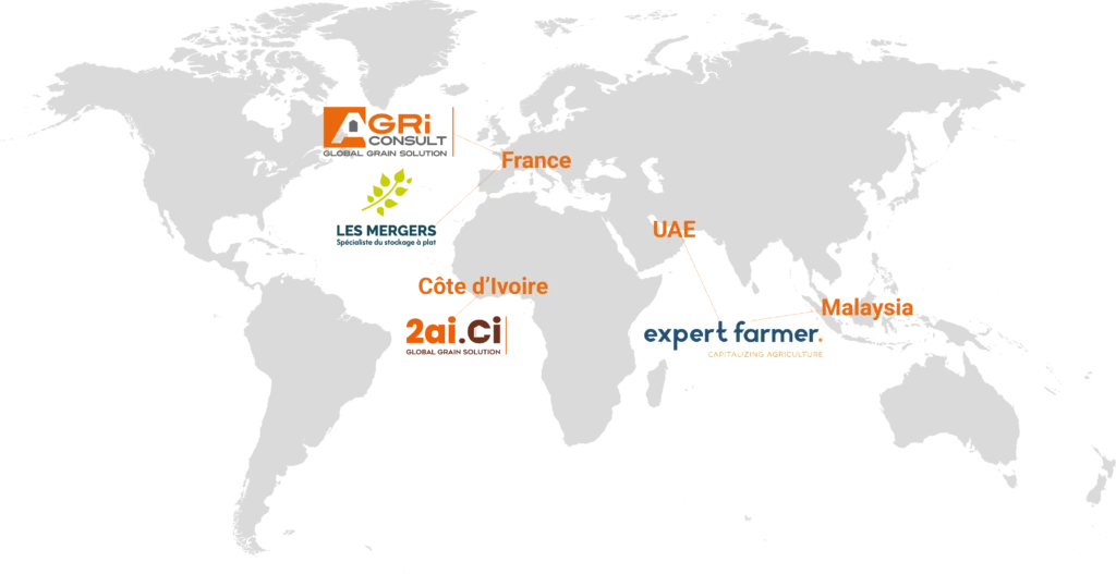 Carte du monde - marques